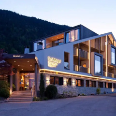 Отель Gasthof Kirchsteiger Горнолыжный курорт Ортлер вид на фасад