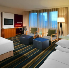 Sheraton Frankfurt Airport Hotel & Conference Center 5* Представительский семейный номер с различными типами кроватей фото 3