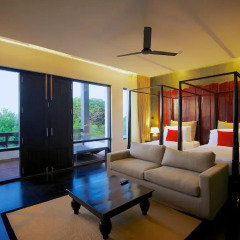 Отель Jetwing Yala 5* Улучшенный номер с различными типами кроватей фото 5