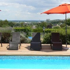 Отель Les Terrasses De Saumur 3* Улучшенный номер