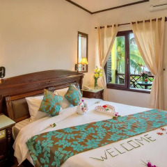 Отель Agribank Hoi An Beach Resort 3* Номер Делюкс с различными типами кроватей фото 14