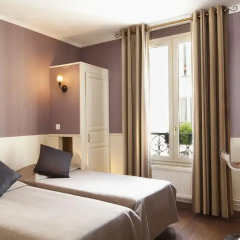 Отель Hôtel Tour Eiffel 2* Стандартный номер с двуспальной кроватью фото 5