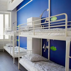 Отель CheapSleep Helsinki Кровать в общем номере с двухъярусной кроватью фото 3