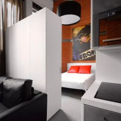 Апартаменты Barcelona Apartment Republica Студия Делюкс с различными типами кроватей