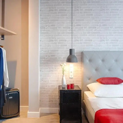 Апартаменты Mloft Apartments Munchen Мюнхен комната для гостей фото 6
