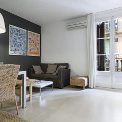 Апартаменты Habitat Apartments Barceloneta Барселона комната для гостей фото 4