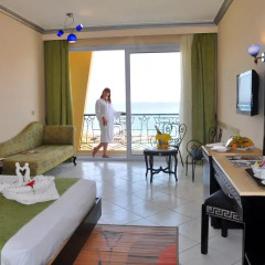 Отель King Tut Aqua Park Beach Resort - All Inclusive комната для гостей фото 3