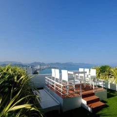Апартаменты Sunrise Ocean View Apartment Люкс с различными типами кроватей фото 4