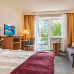 Hotel Am Moosfeld 4* Стандартный номер с различными типами кроватей фото 6