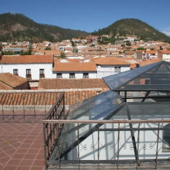 Отель Hostal Patrimonio - Sucre Стандартный номер с различными типами кроватей фото 3