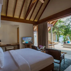 Отель Furaveri Island Resort & Spa 5* Вилла Garden с различными типами кроватей фото 9