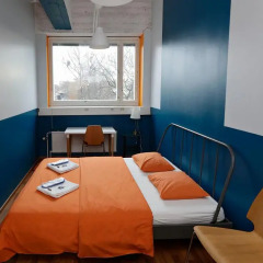 Отель CheapSleep Helsinki Стандартный номер с двуспальной кроватью (общая ванная комната) фото 3