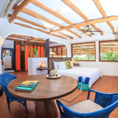 Отель Las Nubes de Holbox 3* Люкс с различными типами кроватей фото 4