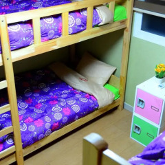 Отель Kimchee Hongdae Guesthouse Кровать в женском общем номере с двухъярусной кроватью фото 9