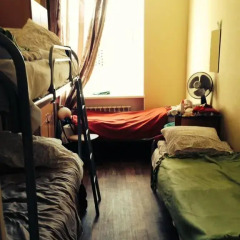 Хостел Актив Кровать в общем номере с двухъярусной кроватью фото 9