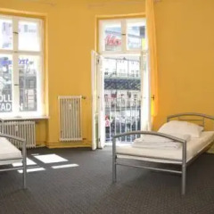 Rixpack Hostel Neukölln Кровать в общем номере с двухъярусной кроватью фото 24