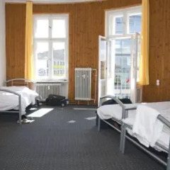 Rixpack Hostel Neukölln Кровать в общем номере с двухъярусной кроватью