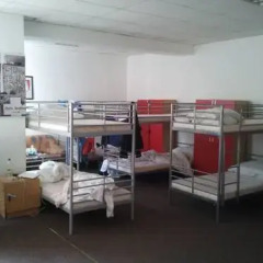 Rixpack Hostel Neukölln Кровать в общем номере с двухъярусной кроватью фото 23