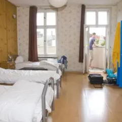 Rixpack Hostel Neukölln Кровать в общем номере с двухъярусной кроватью фото 25