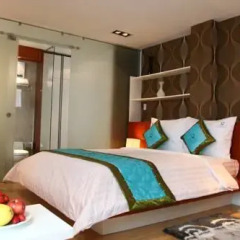 Отель Angela Boutique Serviced Residence 4* Студия Делюкс с различными типами кроватей фото 8