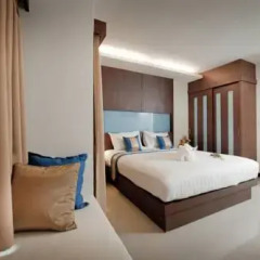 Отель Blue Sky Patong 3* Улучшенный номер с двуспальной кроватью фото 17