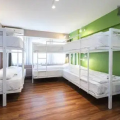 Caupo Hostel Кровать в общем номере с двухъярусной кроватью фото 7