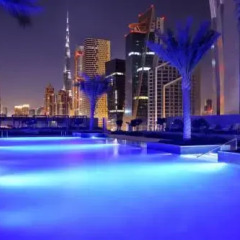 Отель JW Marriott Marquis Dubai 5* Стандартный номер с различными типами кроватей фото 15