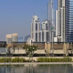 Отель JW Marriott Marquis Dubai 5* Представительский люкс с различными типами кроватей фото 10