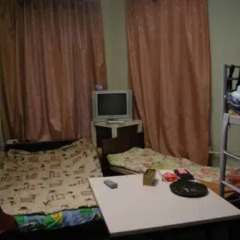 Hostel at Suslov Cultural Foundation Кровать в мужском общем номере с двухъярусными кроватями