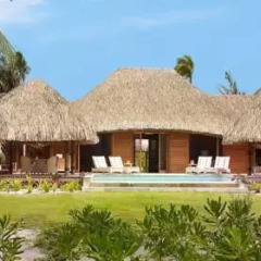 Отель Four Seasons Resort Bora Bora 5* Вилла с различными типами кроватей фото 12