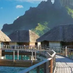 Отель Four Seasons Resort Bora Bora 5* Бунгало с различными типами кроватей фото 19