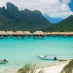 Отель Four Seasons Resort Bora Bora 5* Бунгало с различными типами кроватей фото 27