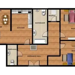 Отель Residence The River 2* Апартаменты с 2 отдельными кроватями фото 4