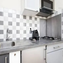 Отель Appart Montmartre Clignancourt Апартаменты разные типы кроватей