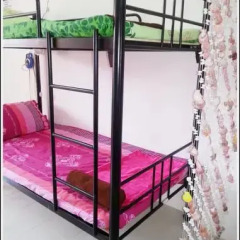 Отель Budget Traveller Inn Кровать в общем номере фото 4