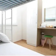 Отель K-POP GUESTHOUSE Seoul Station 2* Стандартный номер с 2 отдельными кроватями (общая ванная комната) фото 3