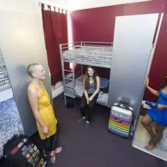 Отель USA Hostels San Francisco Номер с общей ванной комнатой с различными типами кроватей (общая ванная комната) фото 9