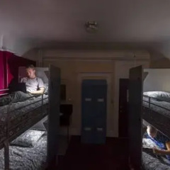 Отель USA Hostels San Francisco Кровать в общем номере с двухъярусной кроватью фото 18