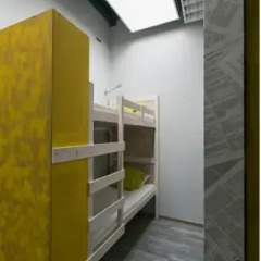 Fabrika Hostel Кровать в общем номере с двухъярусной кроватью фото 12