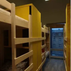 Fabrika Hostel Кровать в общем номере с двухъярусной кроватью фото 7
