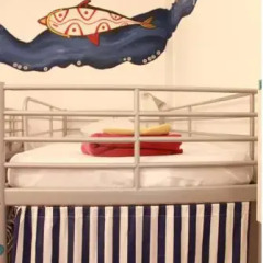 Peniche Hostel Кровать в общем номере с двухъярусной кроватью фото 6