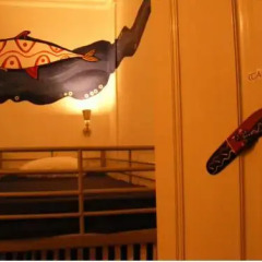 Peniche Hostel Кровать в общем номере с двухъярусной кроватью