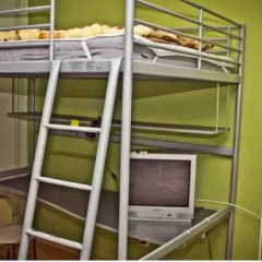 Fonari 2 Hostel Кровать в общем номере с двухъярусной кроватью фото 10