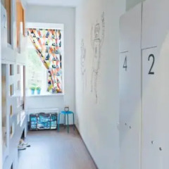 Graffiti L Hostel Кровать в женском общем номере фото 8