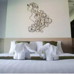 Апартаменты Zodiac Seaview@Patong Apartment Service Улучшенный номер с различными типами кроватей фото 2