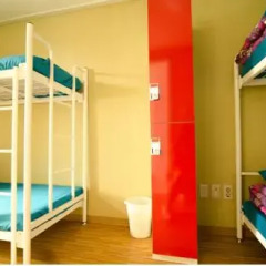 Kimchee Sinchon Guesthouse - Hostel Кровать в общем номере с двухъярусной кроватью фото 34