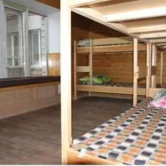 Хостел «Сибирь» Кровать в общем номере с двухъярусной кроватью фото 20