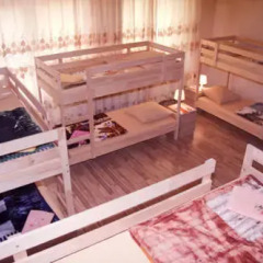 Hostel Akteon Lindros Kaliningrad Кровать в общем номере с двухъярусными кроватями фото 2