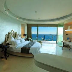 Апартаменты Sanya Skyview Luxury Apartment Стандартный номер с различными типами кроватей фото 12