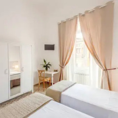 Отель Biancoreroma B&B 3* Стандартный номер с различными типами кроватей фото 6